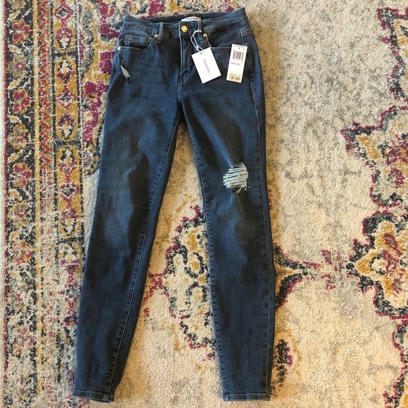NWT Good American Good Legs High Rise Skinny Jeans Size 0 $171 - Picture 5 of 15